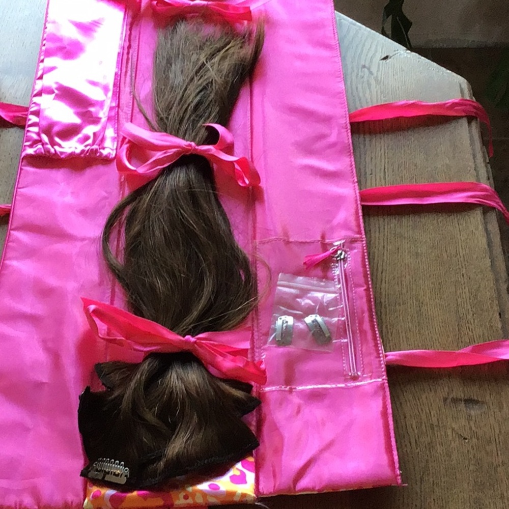 18” Remey full head extensions clip in’s